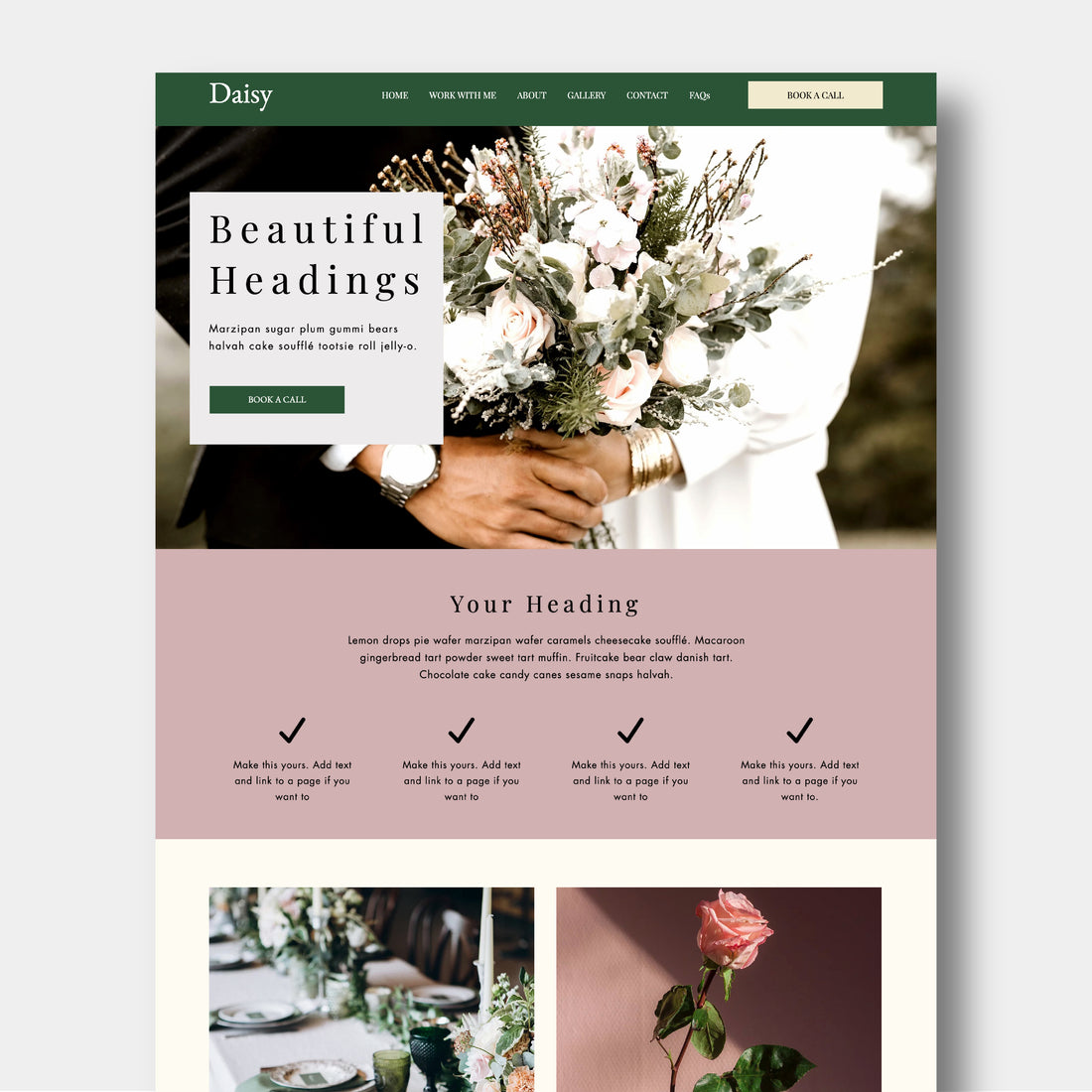 Daisy Website Template
