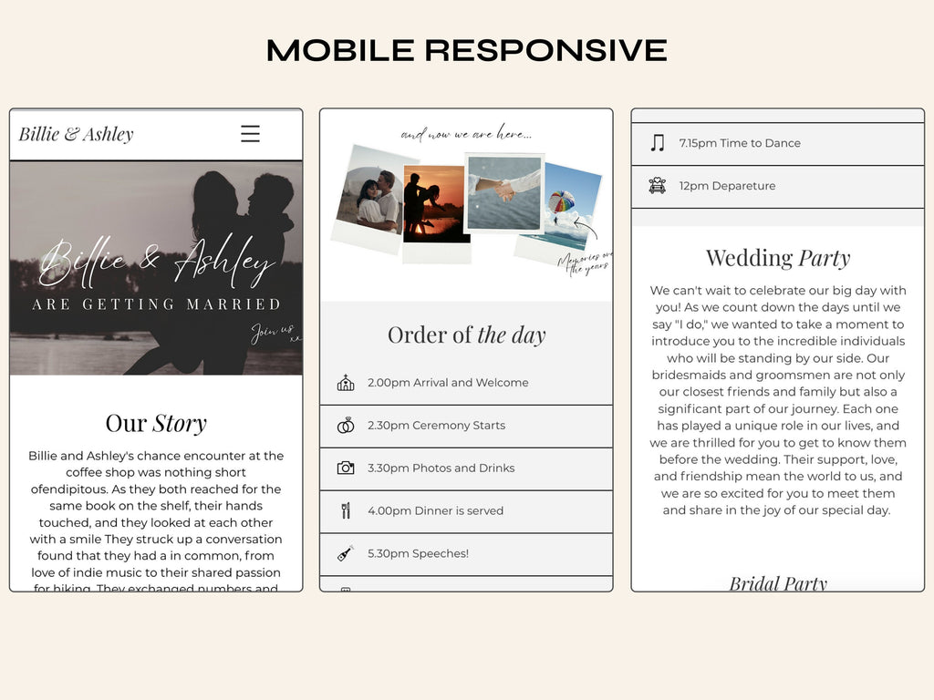 Wix RSVP Template - Effortless